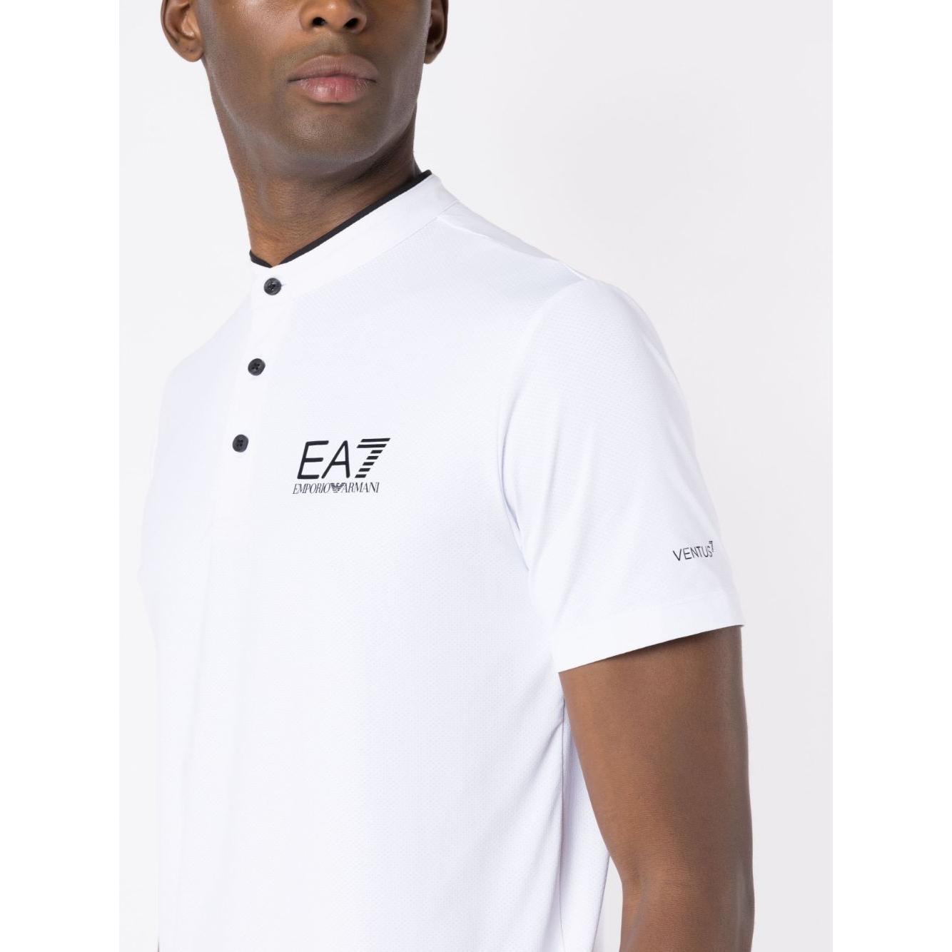 EA7 T-shirts and Polos White Topwear EA7