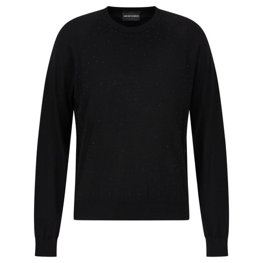 Emporio Armani Sweaters Black Topwear Emporio Armani