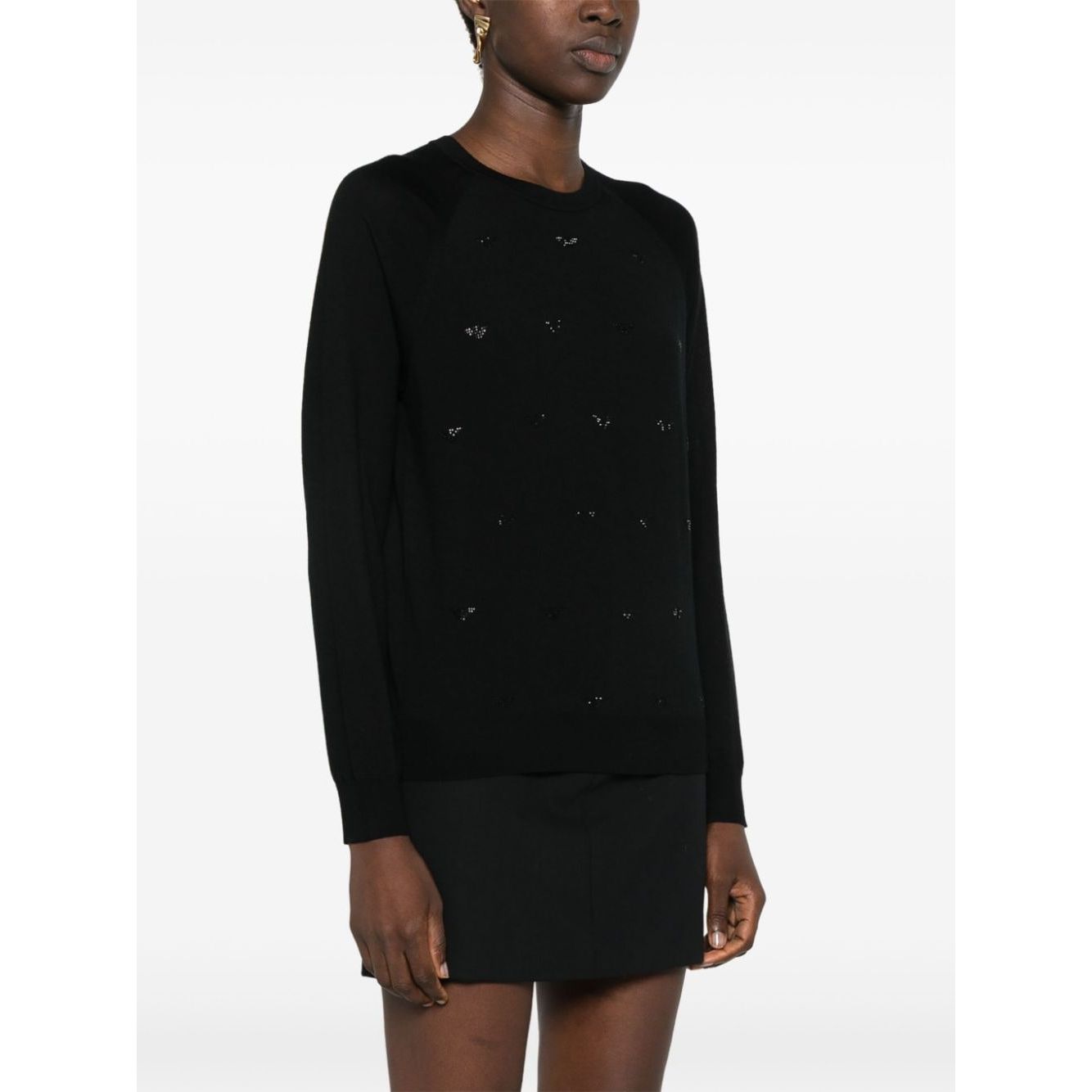 Emporio Armani Sweaters Black Topwear Emporio Armani