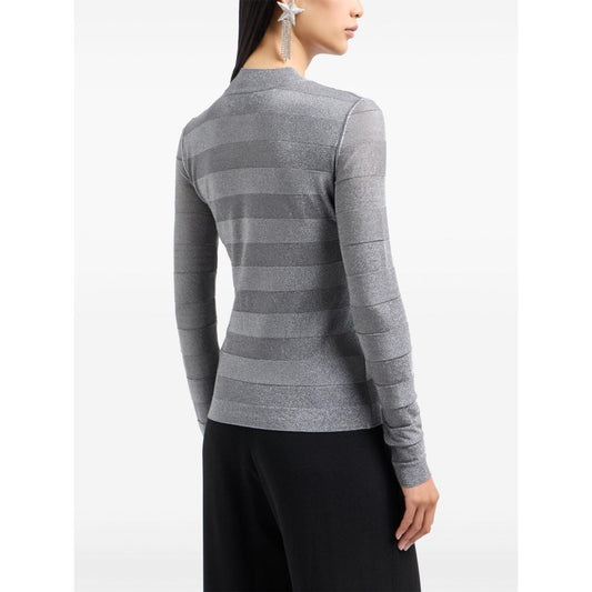 Emporio Armani Sweaters Grey Topwear Emporio Armani