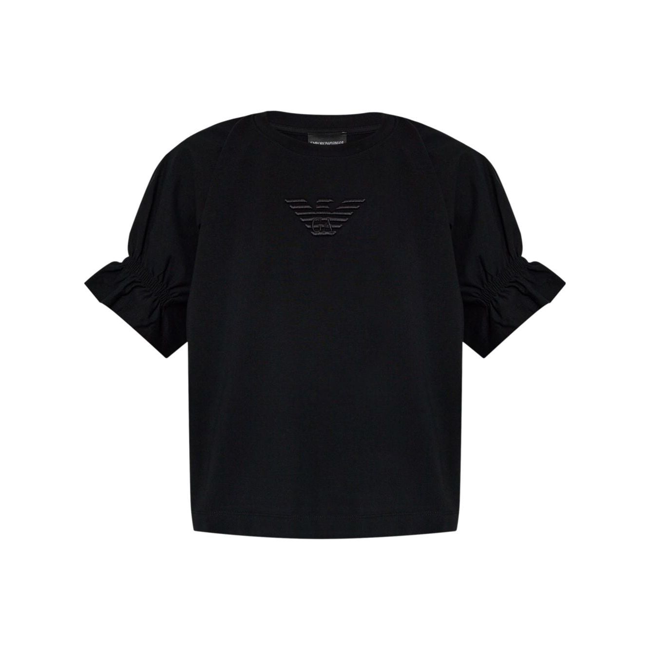 Emporio Armani T-shirts and Polos Black Topwear Emporio Armani