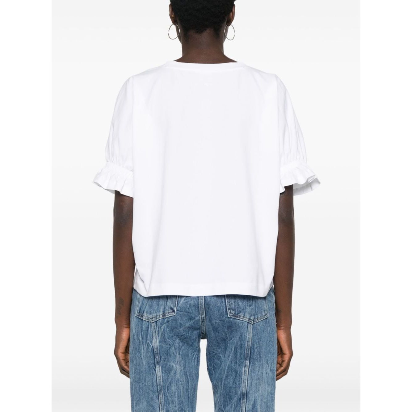 Emporio Armani T-shirts and Polos White Topwear Emporio Armani