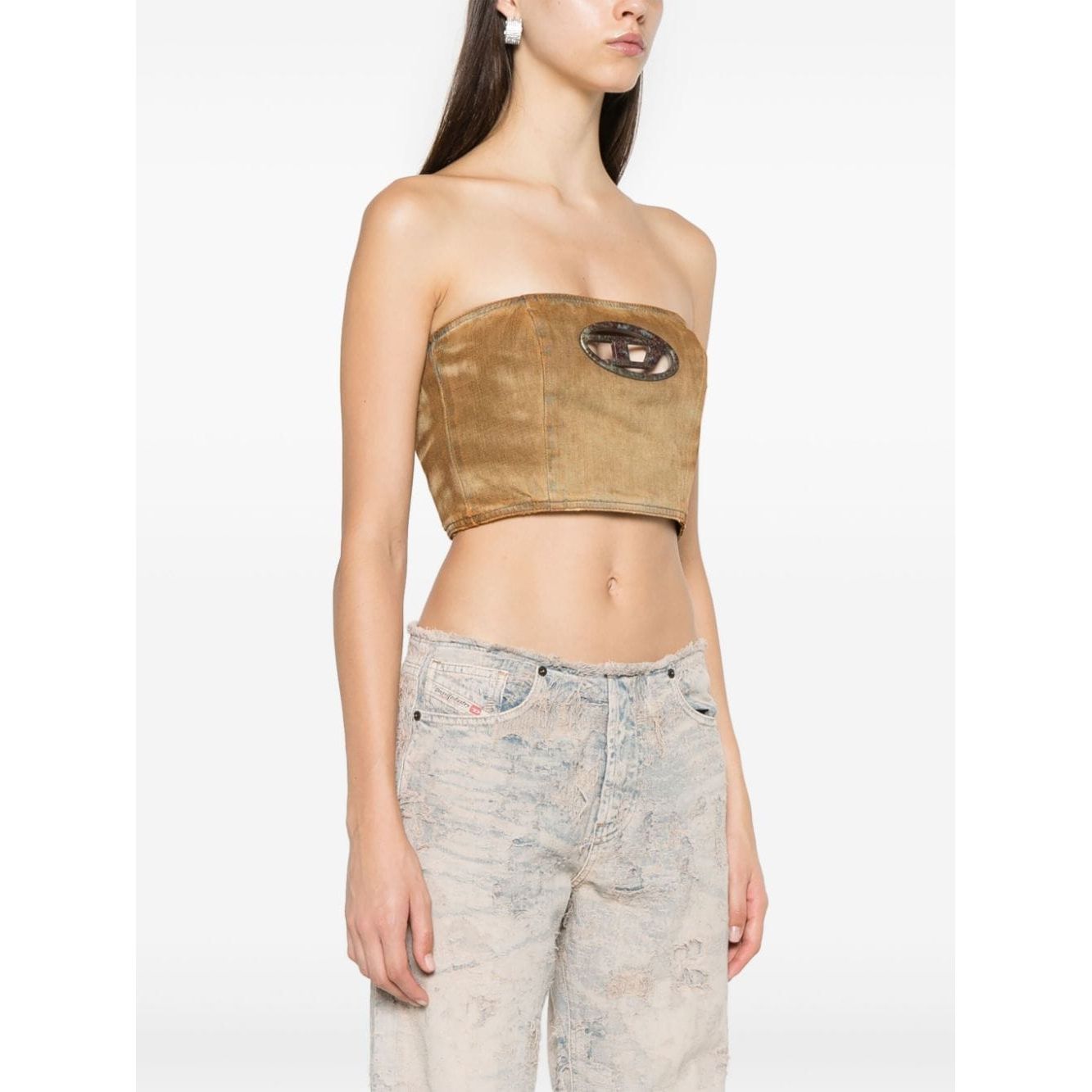 Diesel Top Beige Topwear Diesel