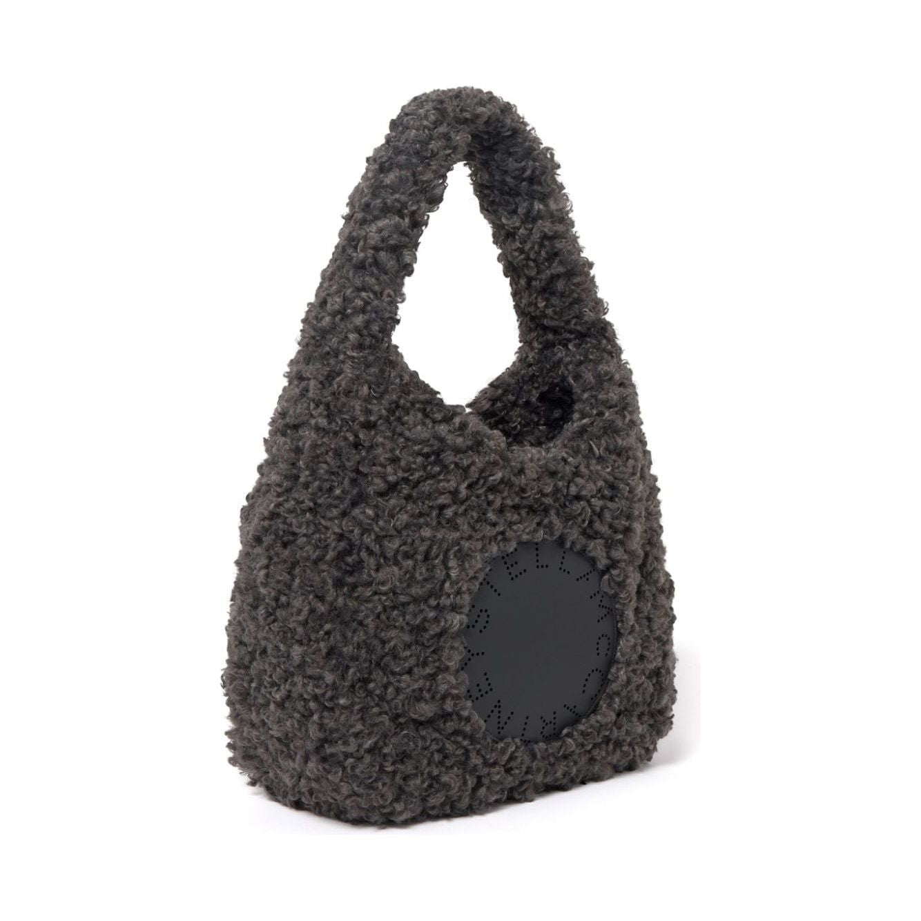 Stella McCartney charcoal grey faux-fur design Bag Shoulder Stella Mccartney