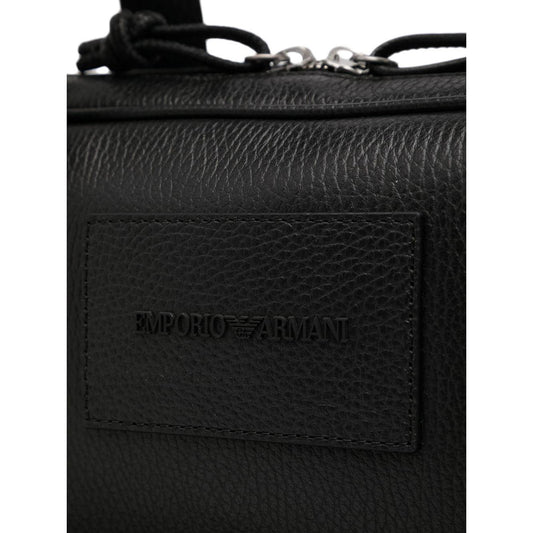 Emporio Armani Laptop Bag Black Small Leather Goods Emporio Armani