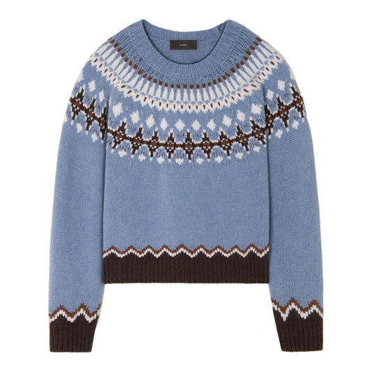 Alanui Sweaters Clear Blue Topwear Alanui