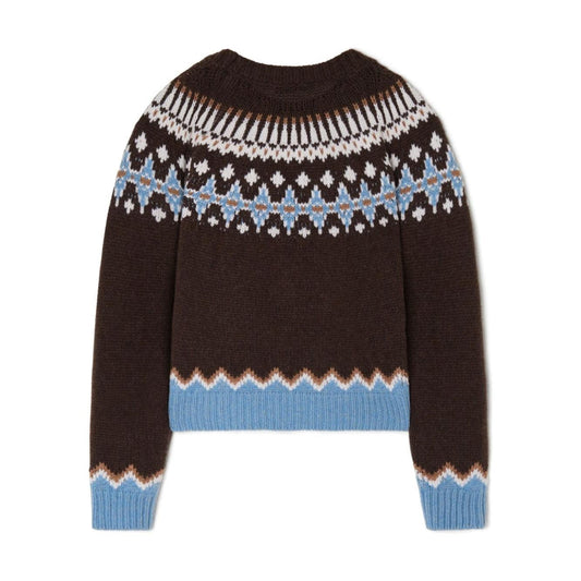 Alanui Sweaters Brown Topwear Alanui