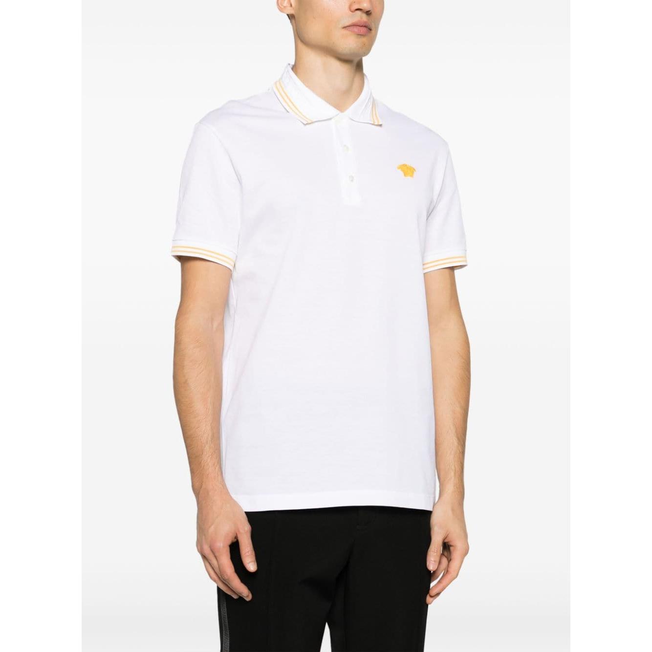 Versace T-shirts and Polos White Topwear Versace