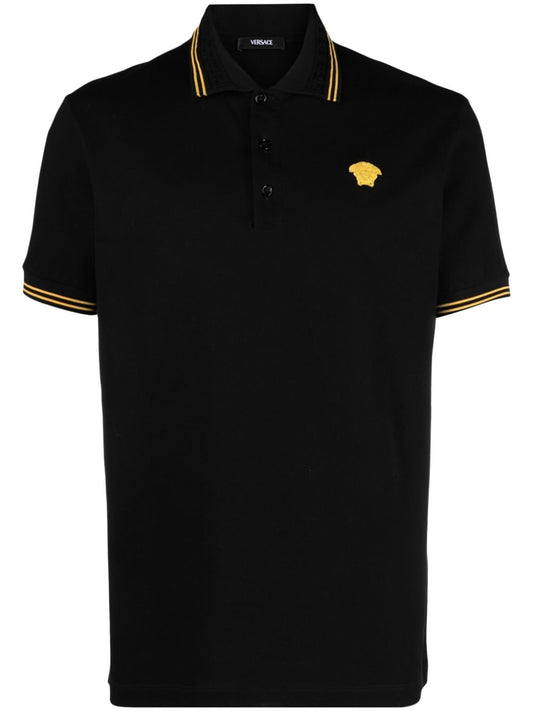 Versace T-shirts and Polos Black Topwear Versace