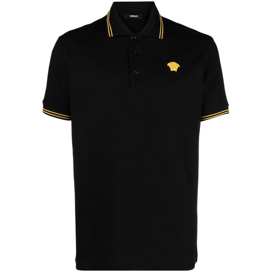 Versace T-shirts and Polos Black Topwear Versace