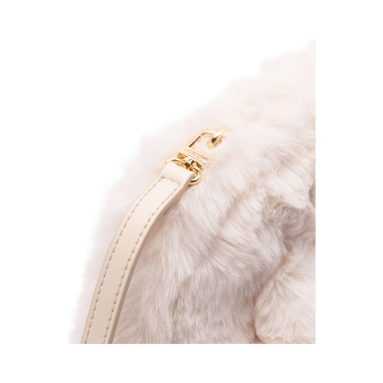 THEMOIRE' faux-fur Clutch Bag White Clutches Themoire'