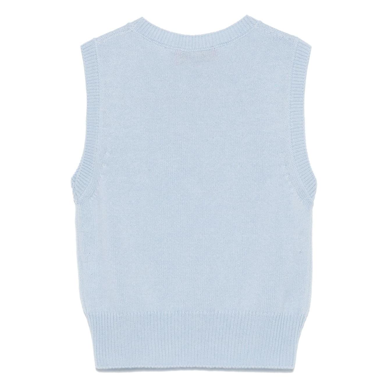 WILD CASHMERE Top Clear Blue