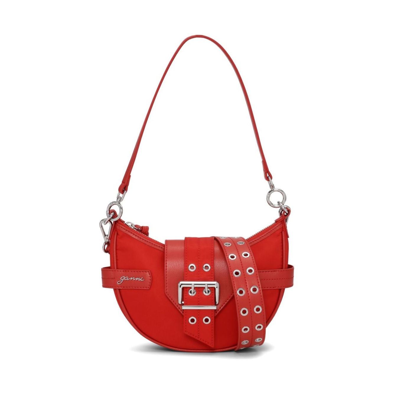 GANNI Bags.. Red Shoulder Ganni