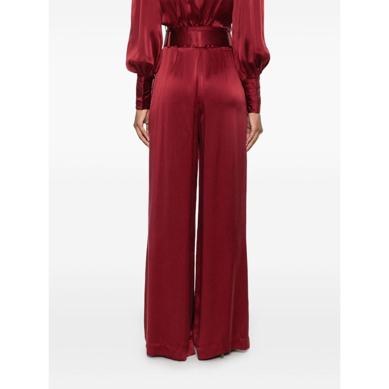 Zimmermann Trousers Bordeaux Trousers Zimmermann