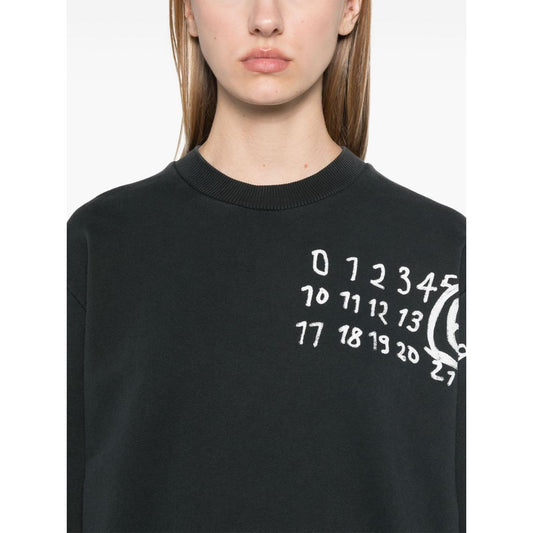 MM6 Maison Margiela Sweaters Black Topwear MM6 Maison Margiela