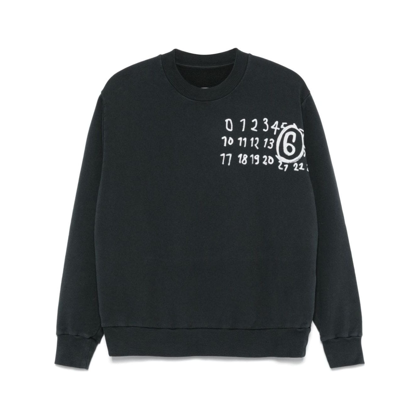 MM6 Maison Margiela Sweaters Black Topwear MM6 Maison Margiela