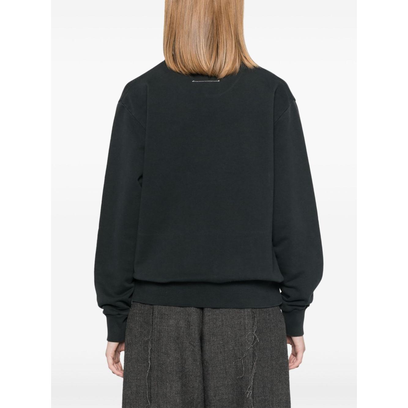 MM6 Maison Margiela Sweaters Black Topwear MM6 Maison Margiela