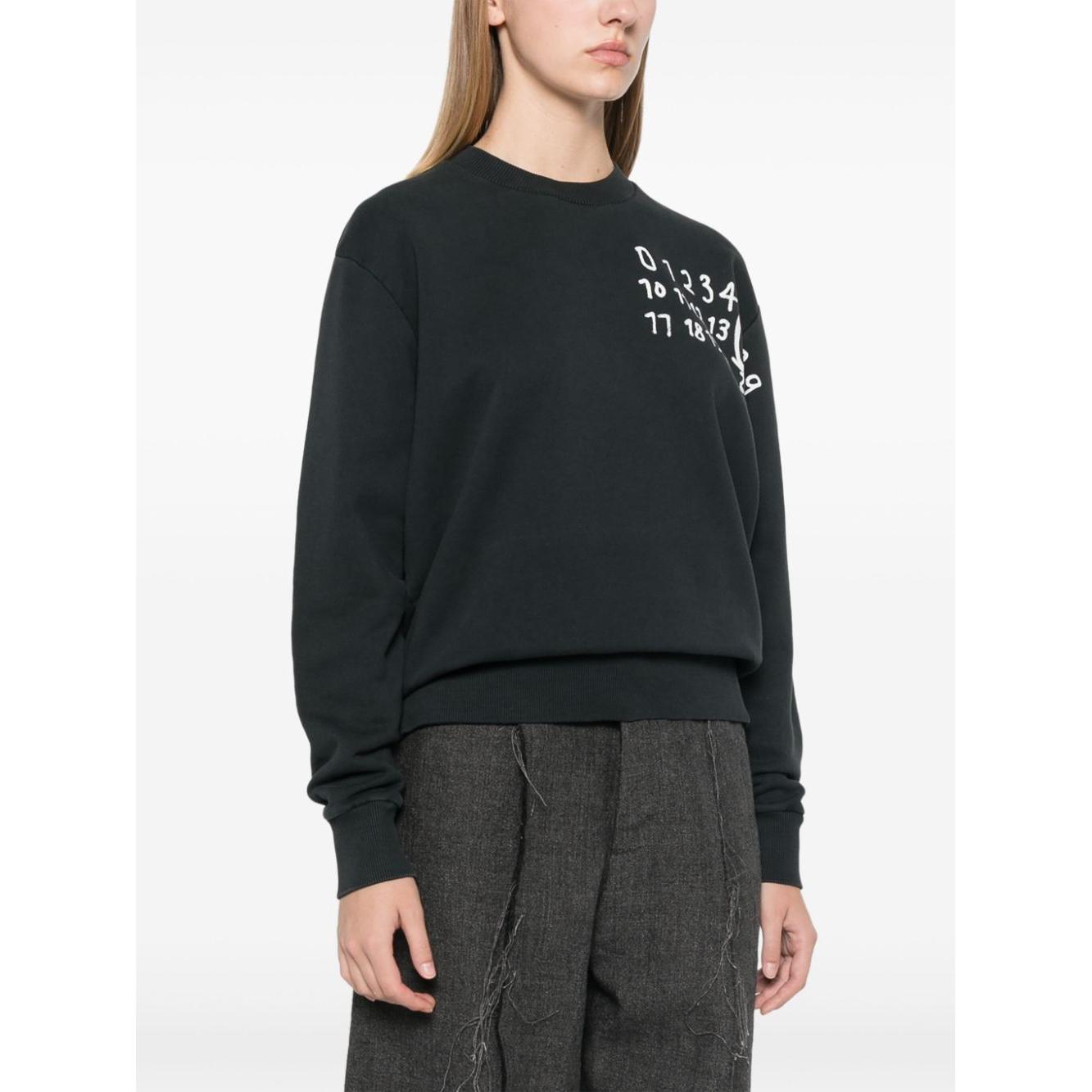 MM6 Maison Margiela Sweaters Black Topwear MM6 Maison Margiela