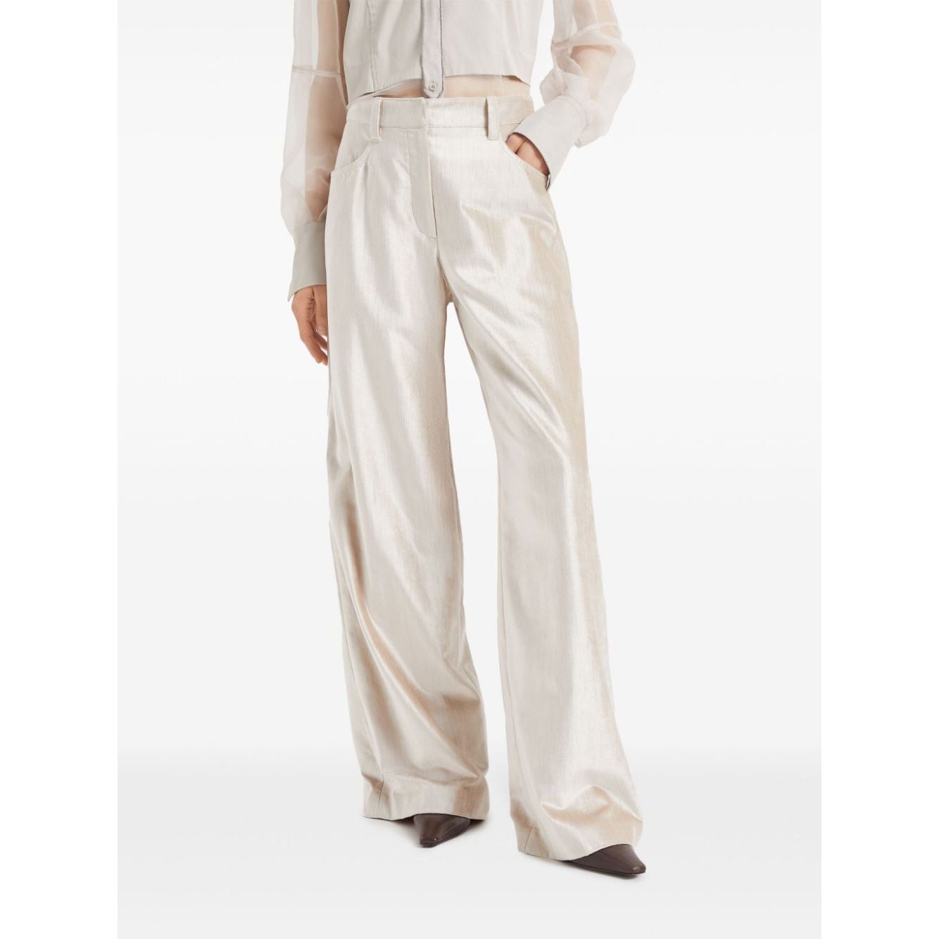 Brunello Cucinelli Trousers Beige Trousers Brunello Cucinelli