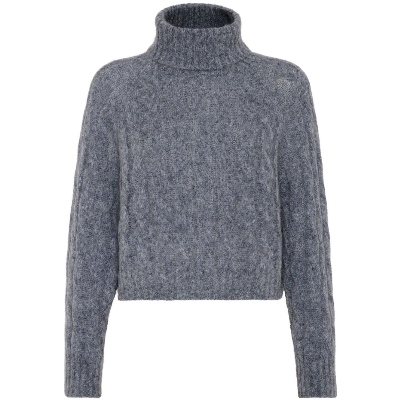 Brunello Cucinelli Sweaters Blue Topwear Brunello Cucinelli