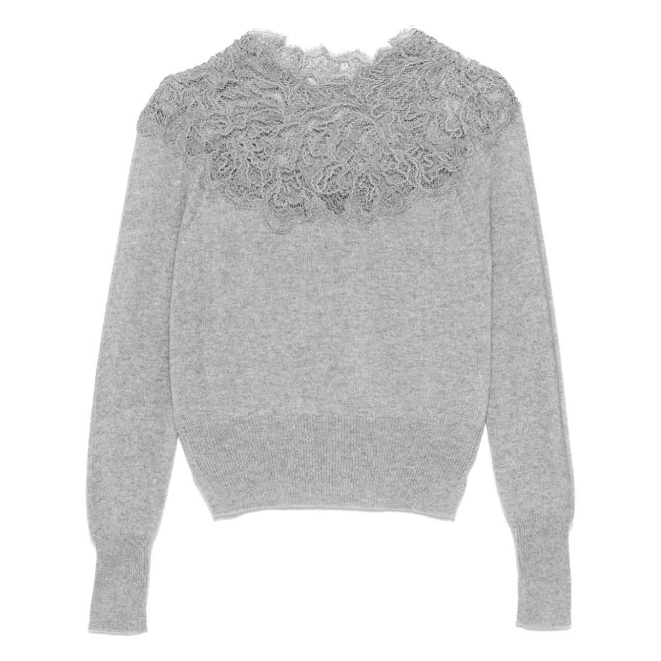 Ermanno Scervino Sweaters Grey Topwear Ermanno Scervino