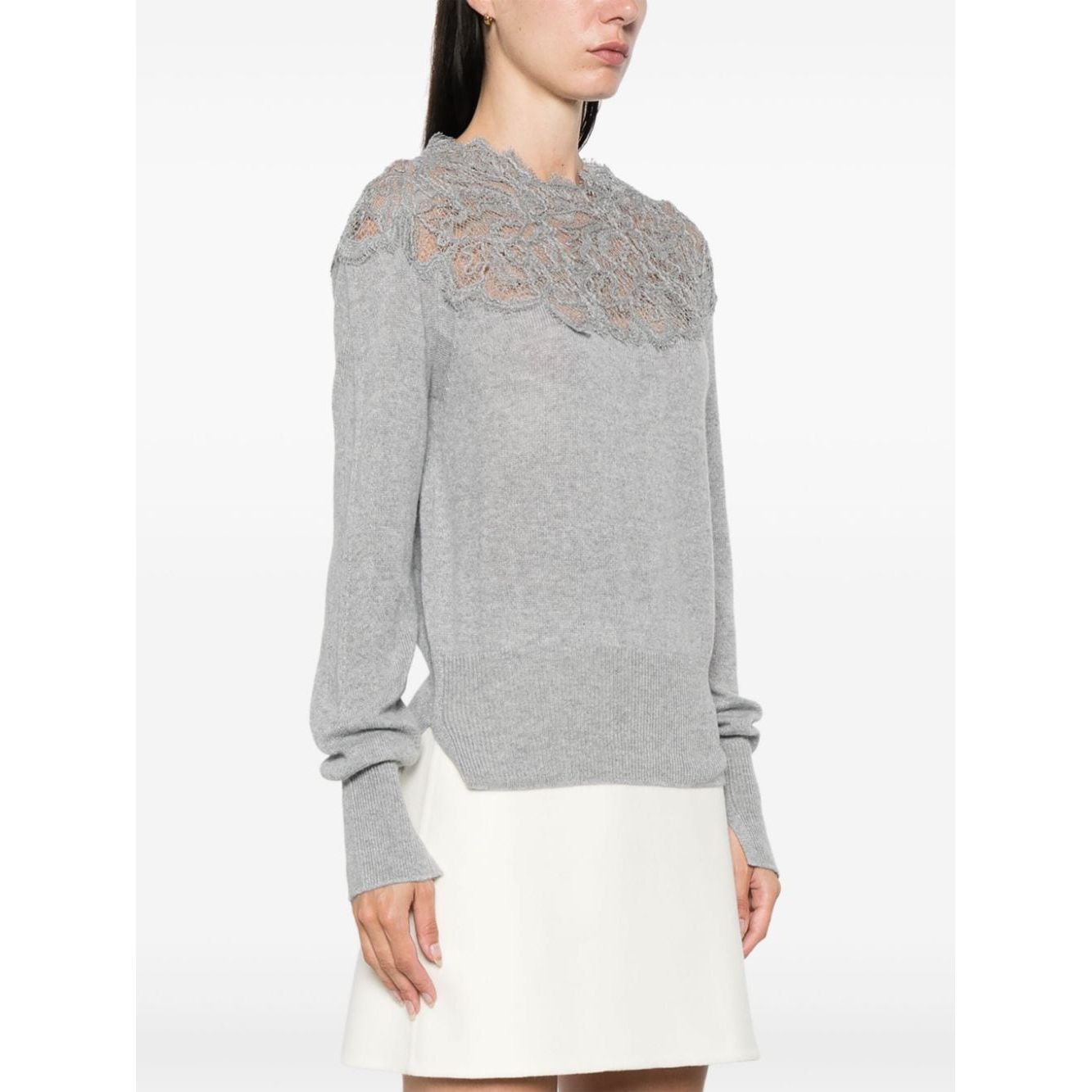 Ermanno Scervino Sweaters Grey Topwear Ermanno Scervino