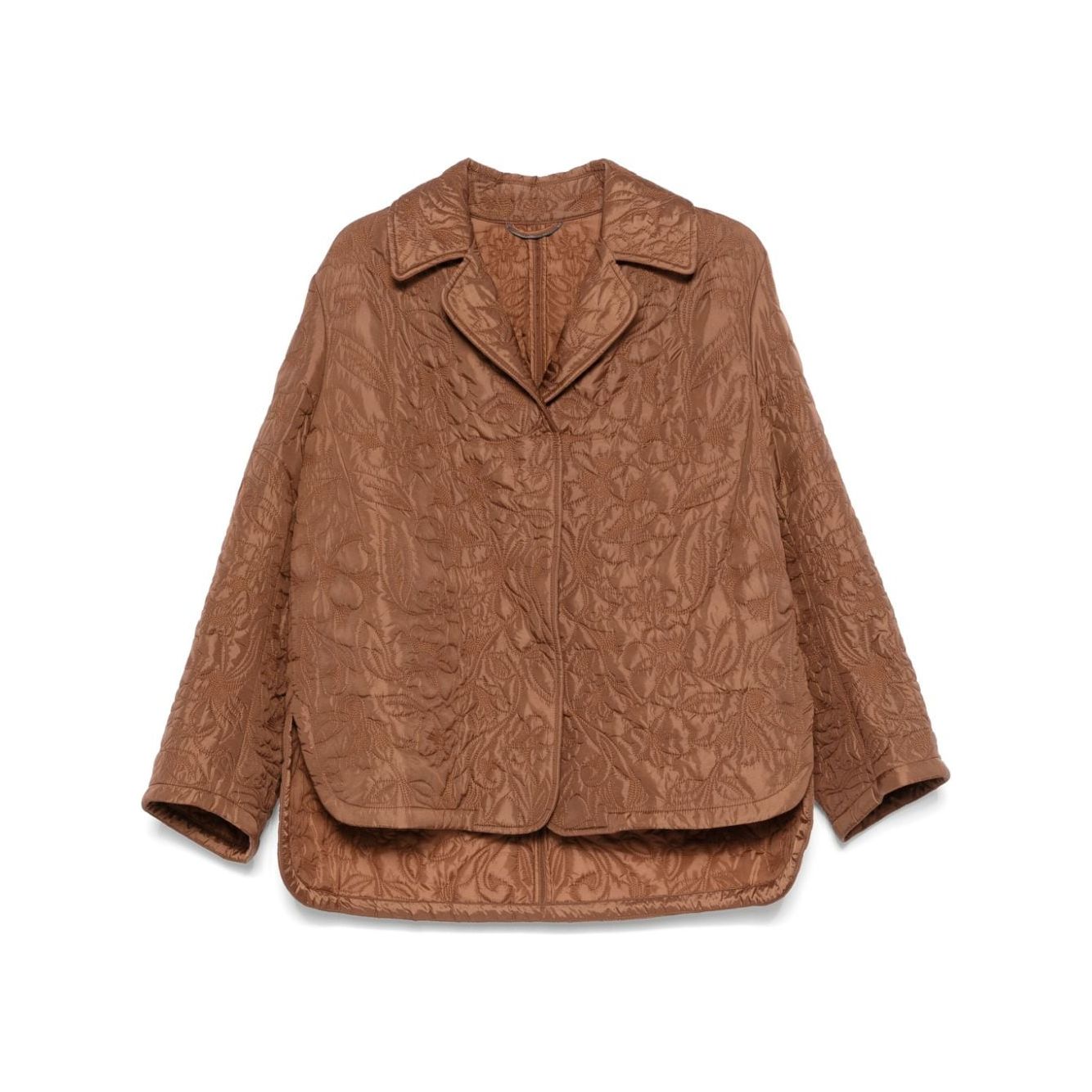 Ermanno Scervino Jackets Leather Brown Jackets Ermanno Scervino