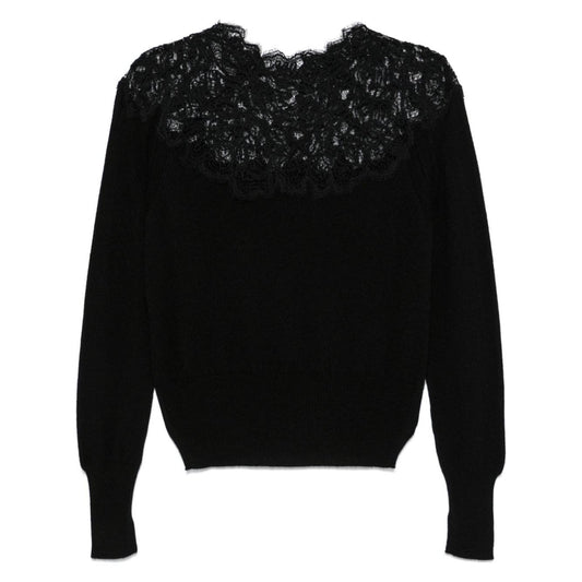 Ermanno Scervino Sweaters Black Topwear Ermanno Scervino