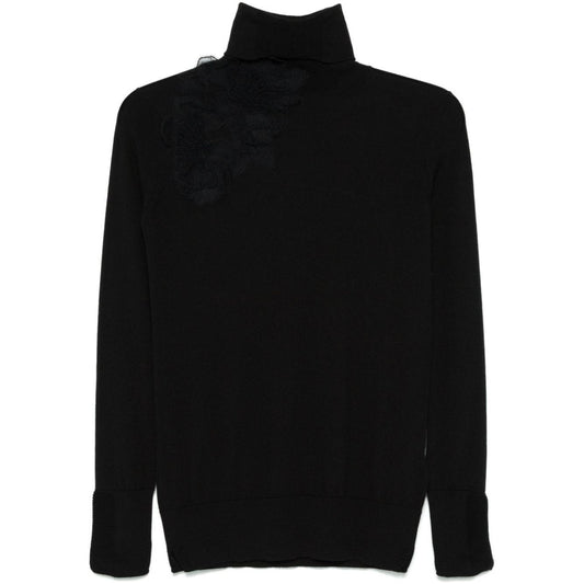 Ermanno Scervino Sweaters Black Topwear Ermanno Scervino