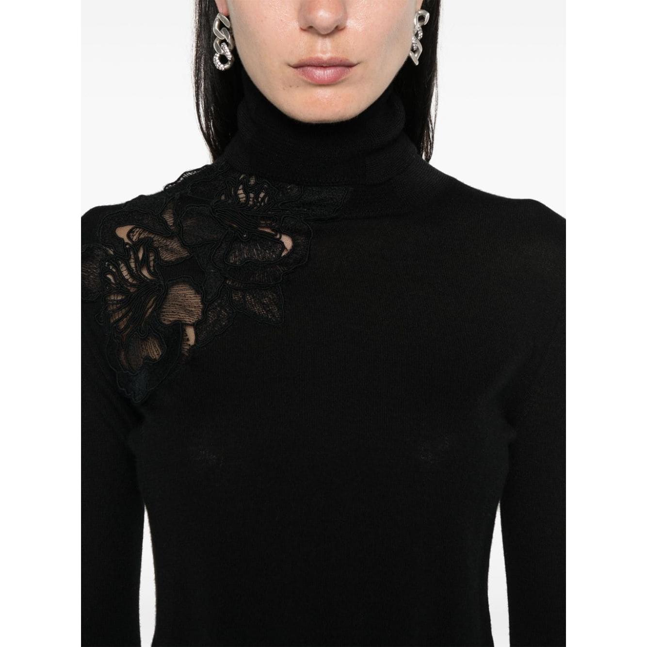 Ermanno Scervino Sweaters Black Topwear Ermanno Scervino