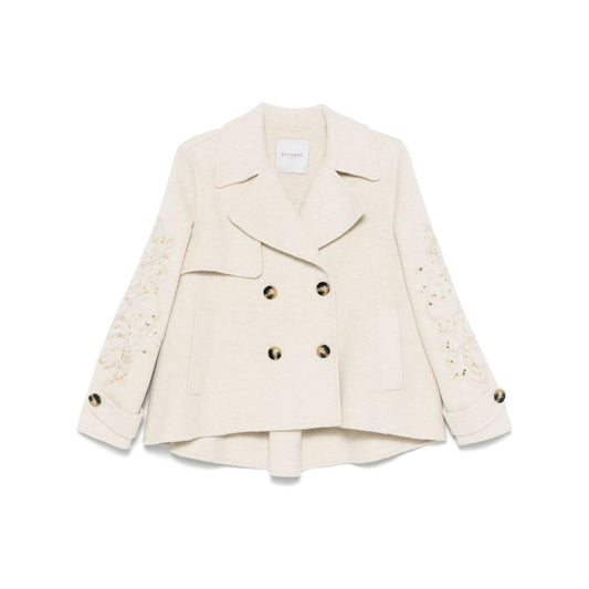 ERMANNO FIRENZE Coats Beige Jackets Ermanno Firenze