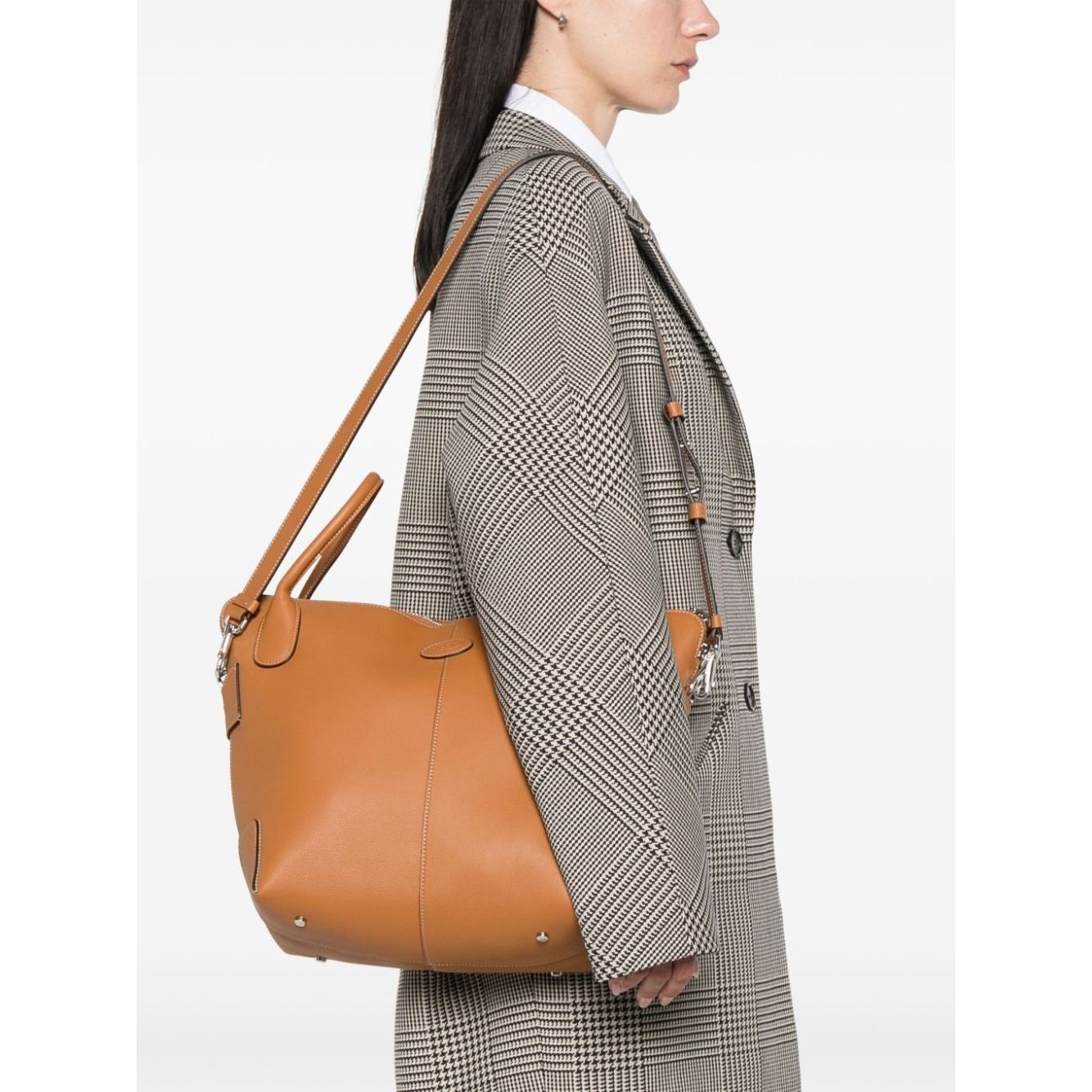 Tod's Bags.. Leather Brown General Tod'S