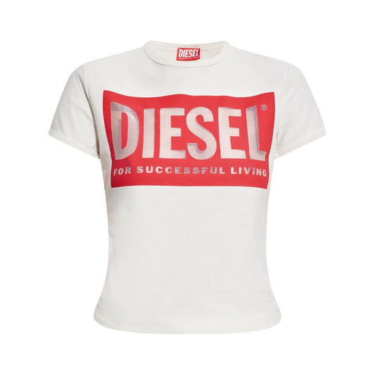 Diesel T-shirts and Polos White Topwear Diesel