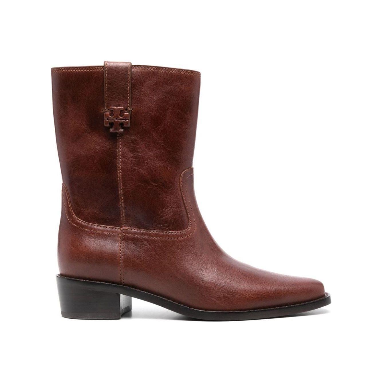 Tory Burch Boots Leather Brown Boots Tory Burch