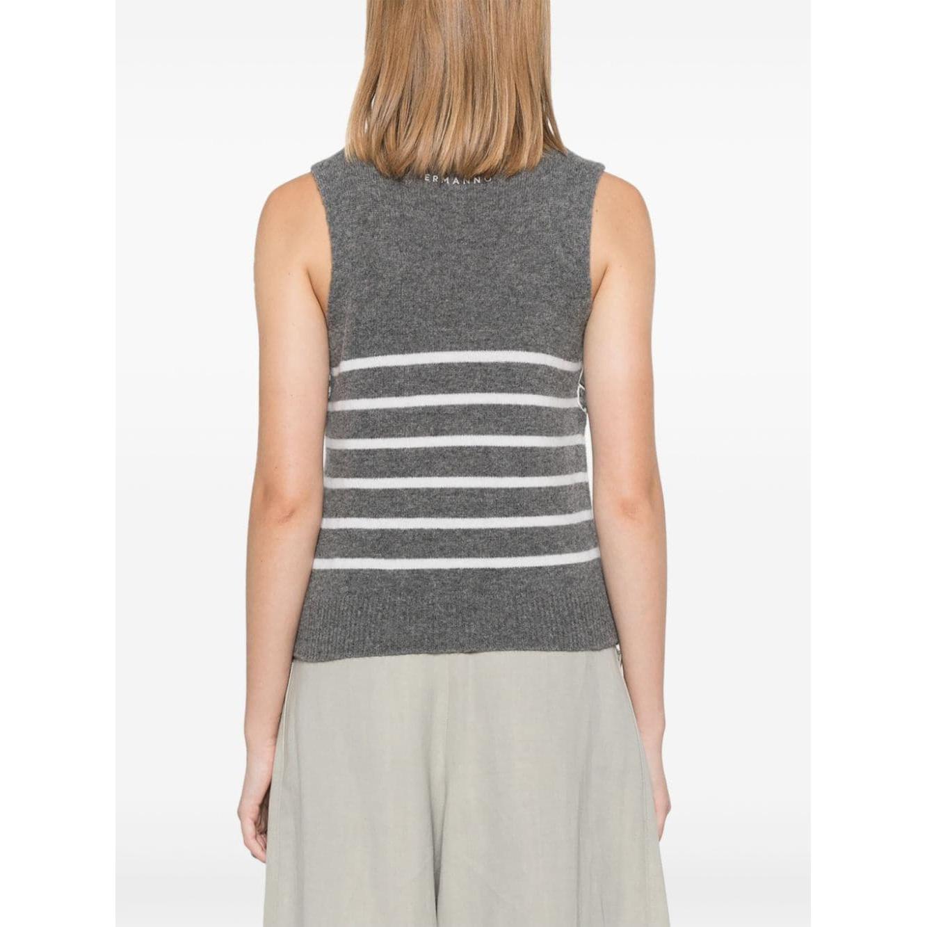 ERMANNO FIRENZE Top Grey Topwear Ermanno Firenze