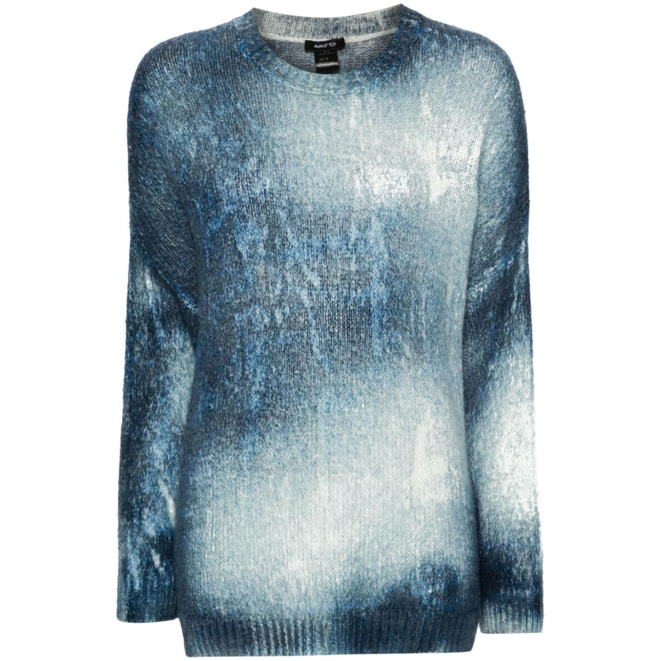 Avant Toi Sweaters Clear Blue Topwear Avant Toi