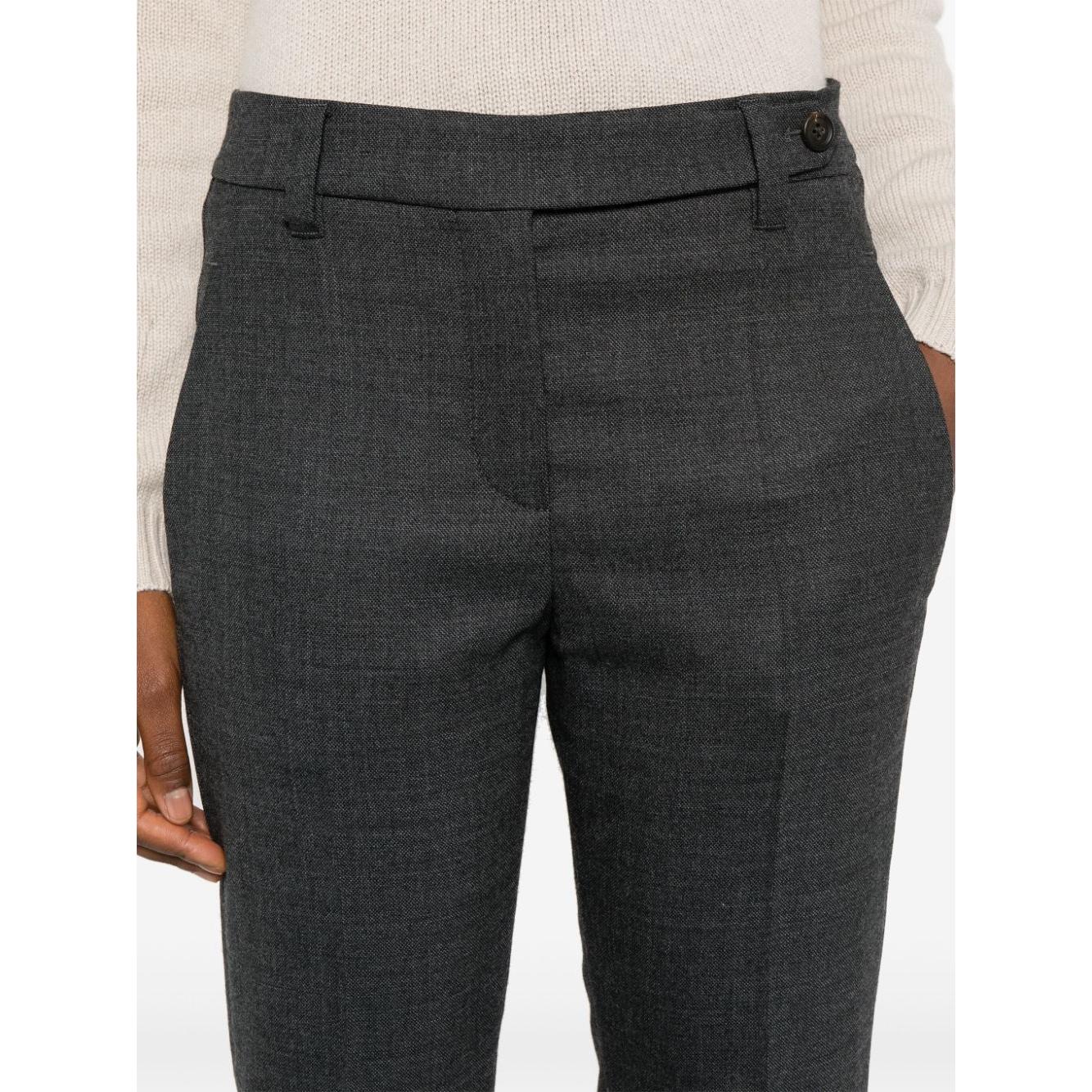 Brunello Cucinelli Trousers Grey Trousers Brunello Cucinelli