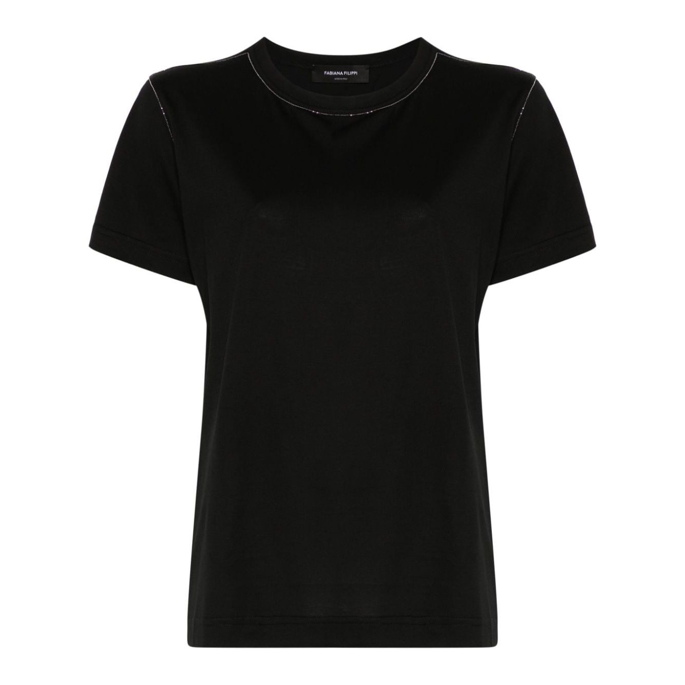 Fabiana Filippi T-shirts and Polos Black Topwear Fabiana Filippi