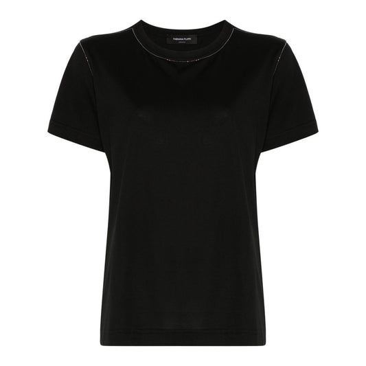 Fabiana Filippi T-shirts and Polos Black Topwear Fabiana Filippi