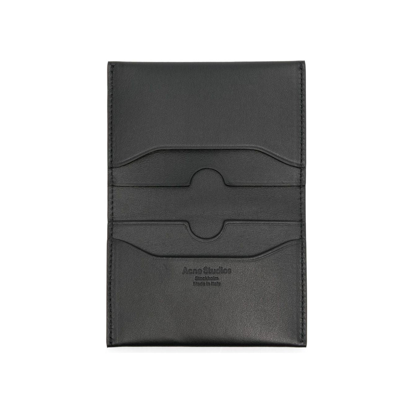 Acne Studios Wallets Black Small Leather Goods Acne Studios