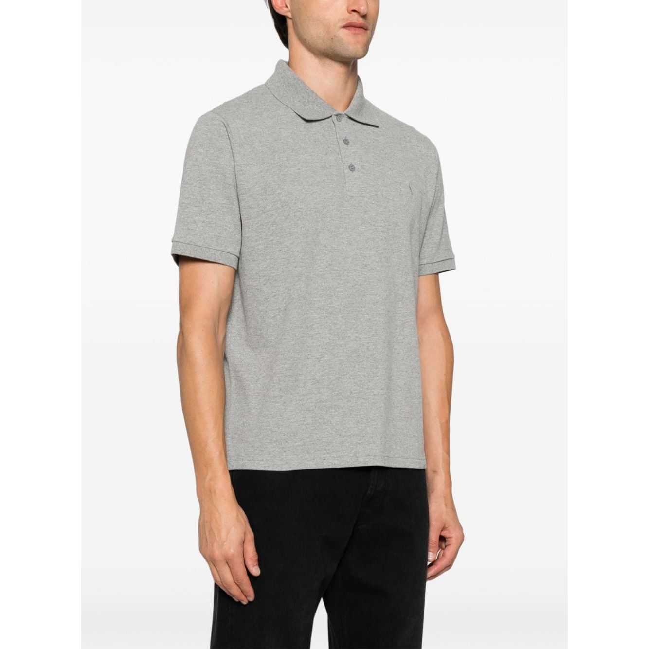 Saint Laurent  T-shirts and Polos Grey Topwear Saint Laurent