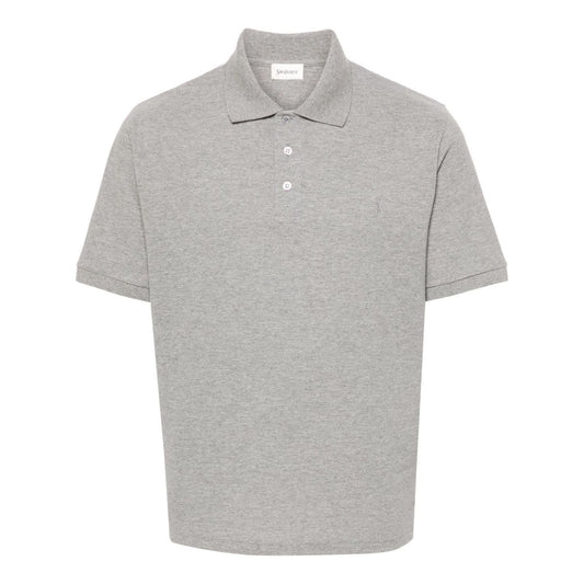 Saint Laurent  T-shirts and Polos Grey Topwear Saint Laurent Gray