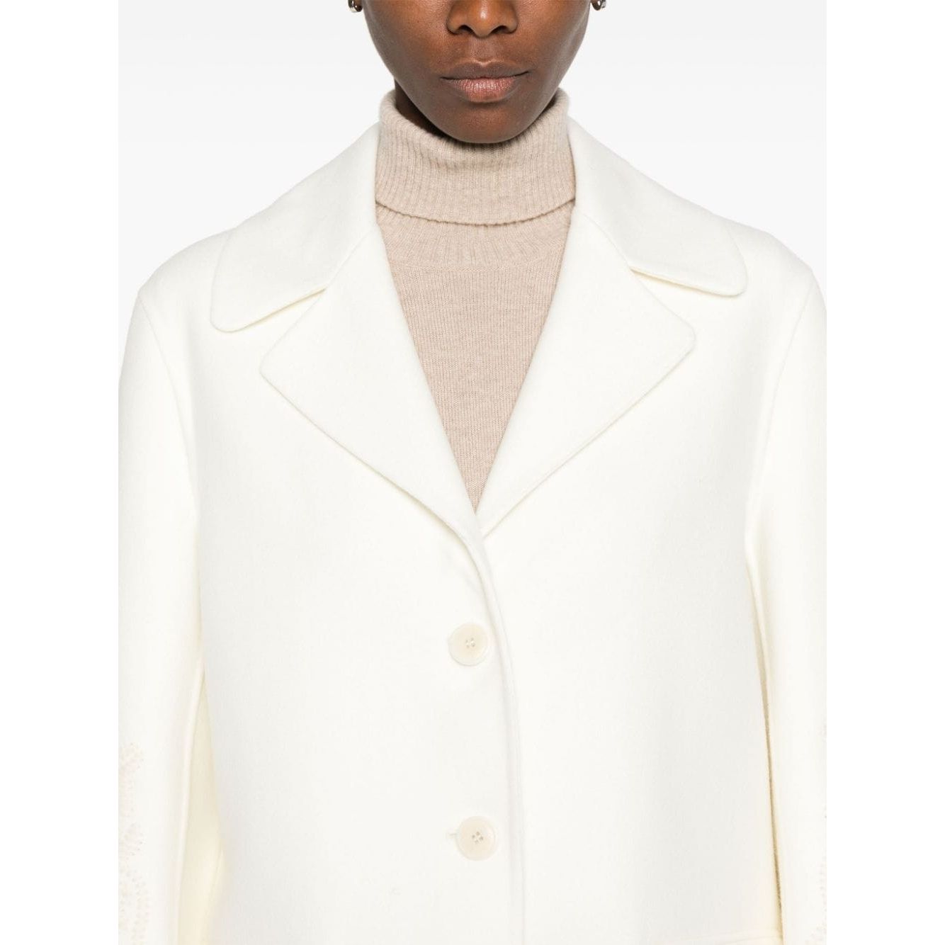 Ermanno Scervino Coats White Jackets Ermanno Scervino