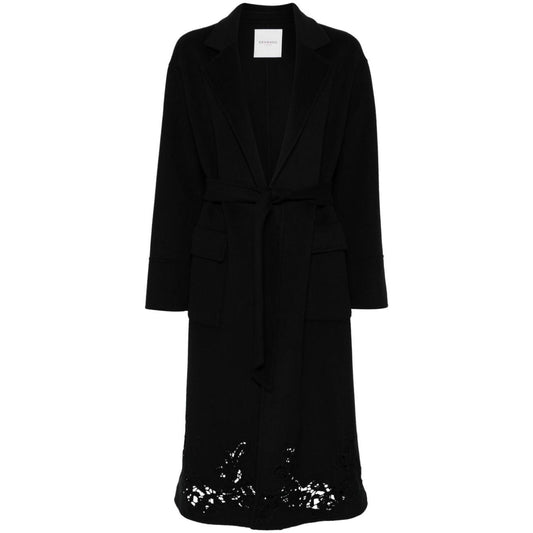 ERMANNO FIRENZE Coats Black Jackets Ermanno Firenze