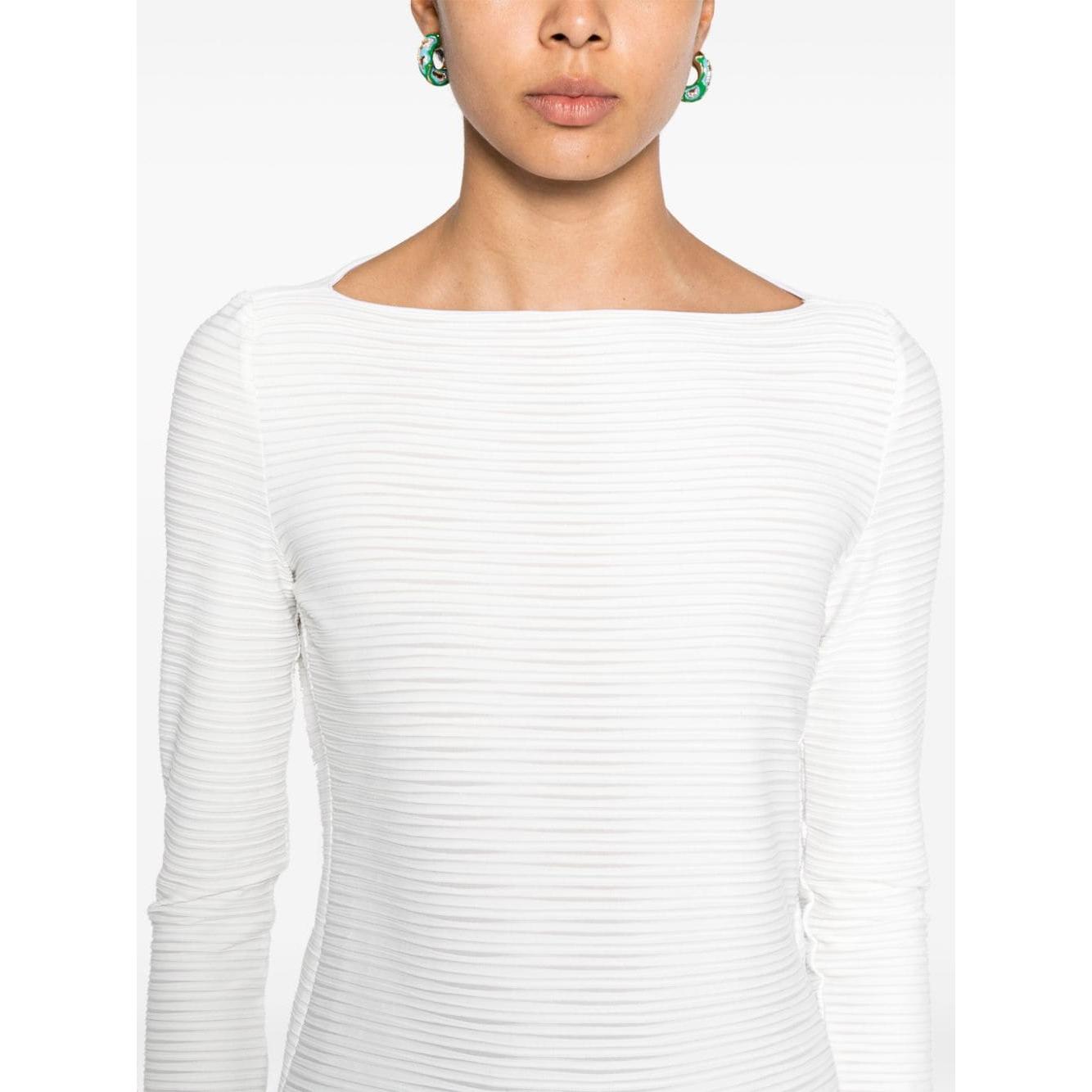 Emporio Armani Sweaters White Topwear Emporio Armani