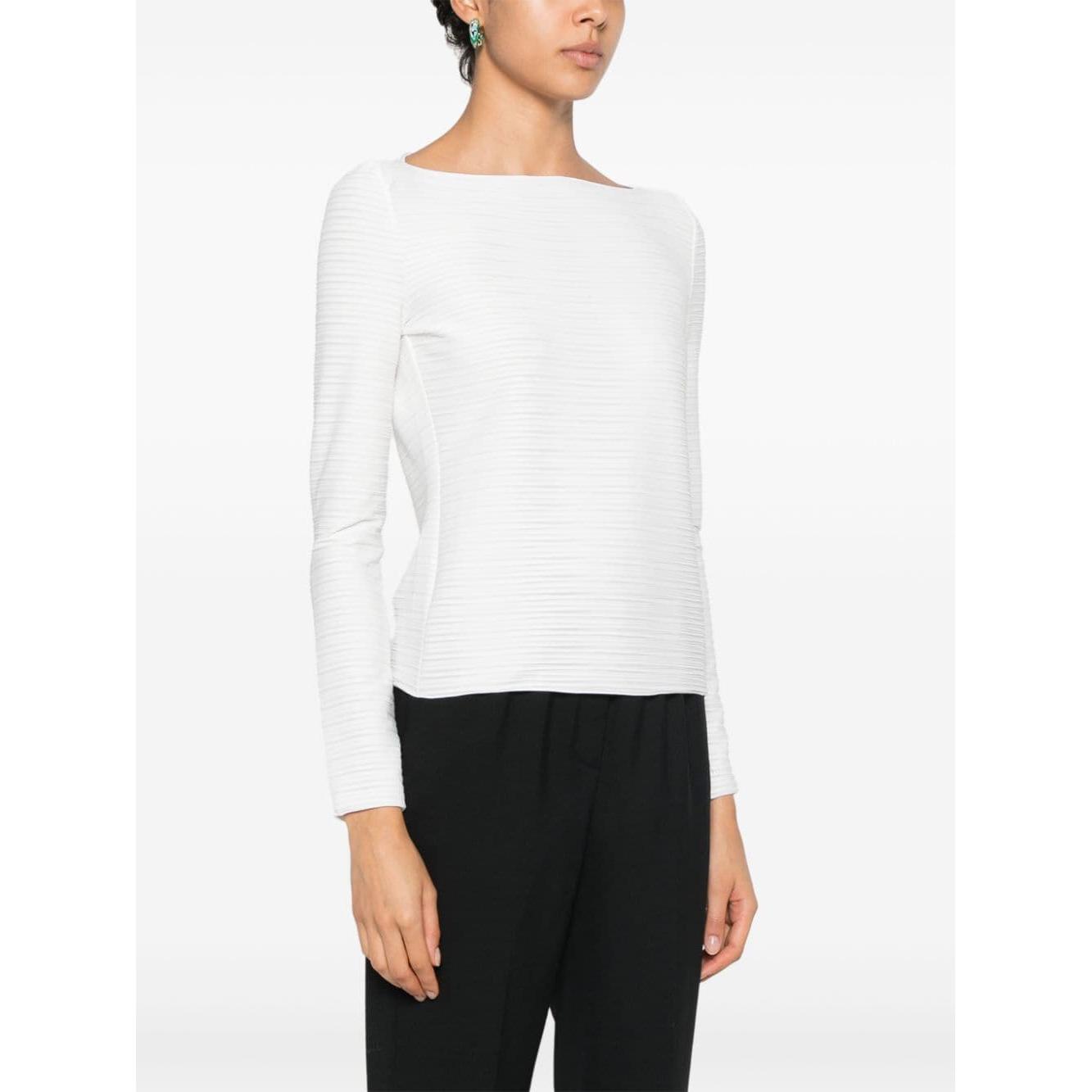 Emporio Armani Sweaters White Topwear Emporio Armani