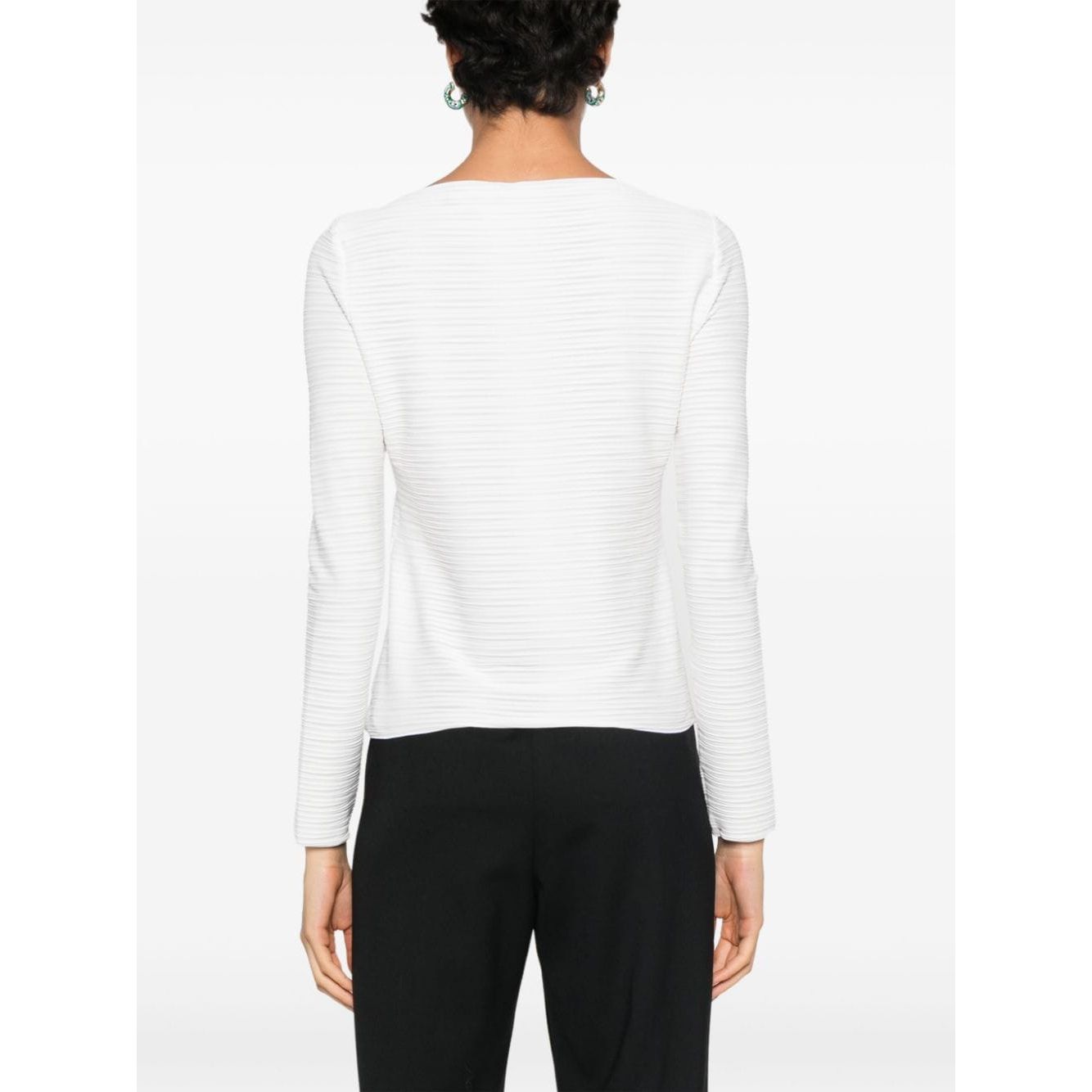 Emporio Armani Sweaters White Topwear Emporio Armani