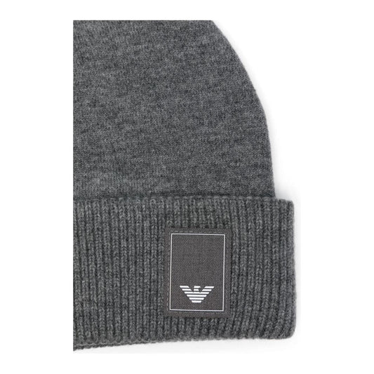 EMPORIO ARMANI CAPSULE Hats Grey Scarves Hats & Gloves Emporio Armani