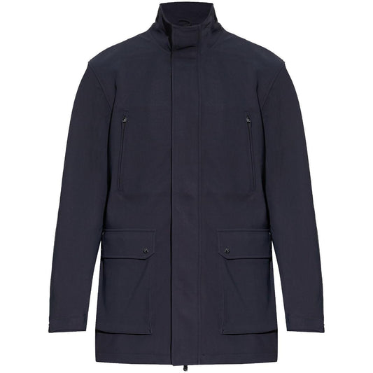 EMPORIO ARMANI CAPSULE Coats Blue Jackets Emporio Armani