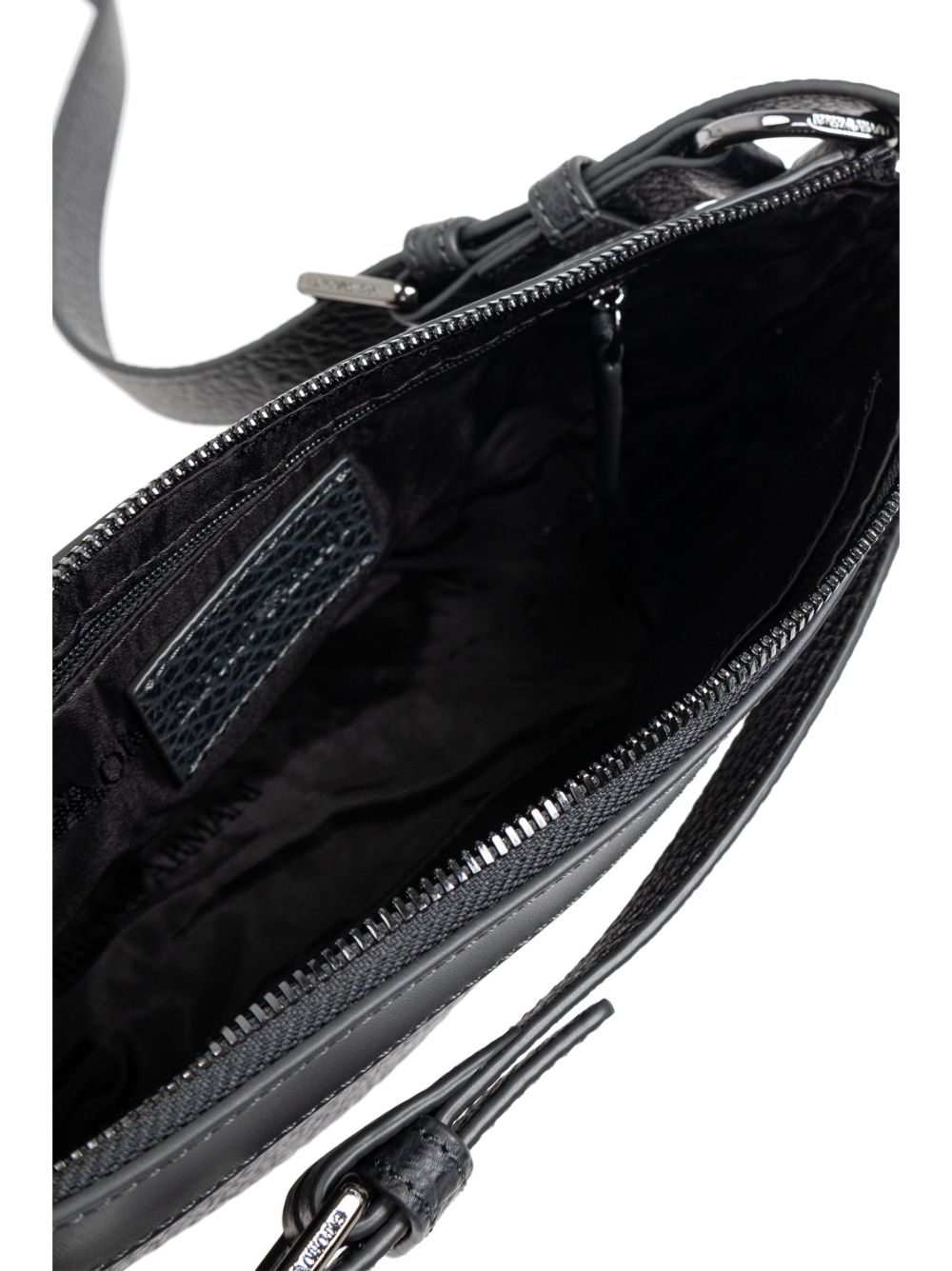 E 'CLAT black calf leather pebbled Bag